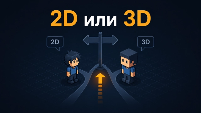 2D или 3D в Unity: что выбрать новичку и сколько учить